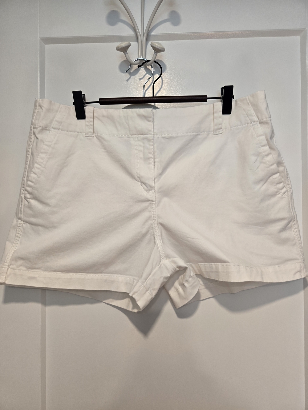 Women’s Classic White Cotton Shorts
